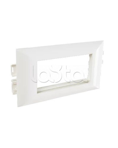 Суппорт с рамкой на 2 поста (45х45) в профиль для кабельных каналов 100х50, 105х50 SPL 100008S в Рубцовске Аксессуары для кабель-канала Pintop.ru