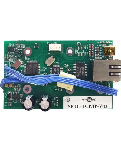 Преобразователь интерфейса RS485 в Ethernet Smartec SF-IC-TCP/IP-Vita в Рубцовске Адресная система охранно-пожарной радиоканальной сигнализации Smartec Pintop.ru