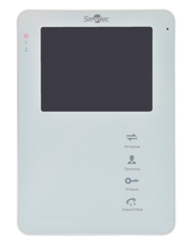 Монитор видеодомофона 4 Smartec ST-MS204M-WT в Рубцовске Абонентские видеоустройства Pintop.ru