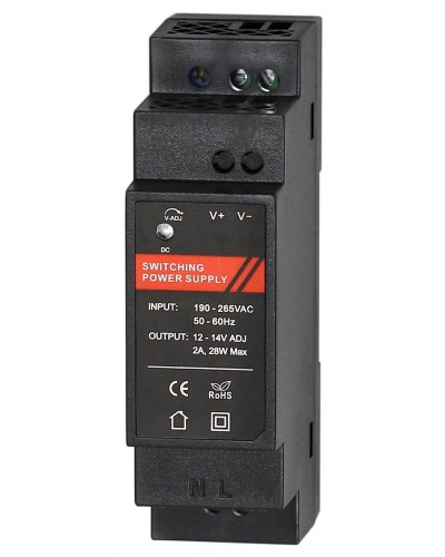 Блок питания Smartec ST-PS102DDS-BK в Рубцовске Дополнительное оборудование для СКУД Pintop.ru