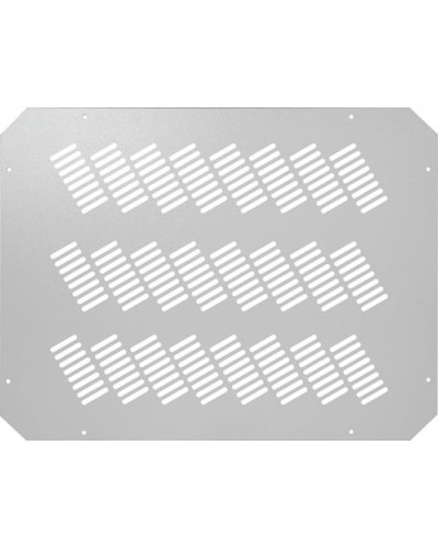 Заглушка проема вентиляторного блока, перфорированная TLK TLK-BLNK-FAN-P-GY в Рубцовске Полки для шкафов и стоек Pintop.ru