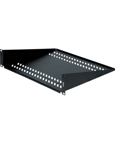 Полка фронтальная 2U (400 мм) TLK TLK-SHFR-400-BK в Рубцовске Полки для шкафов и стоек Pintop.ru