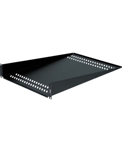 Полка фронтальная 2U (600 мм) TLK TLK-SHFR-600-BK в Рубцовске Полки для шкафов и стоек Pintop.ru