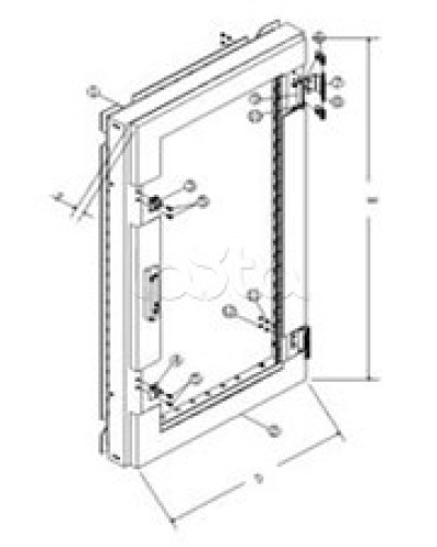 Дверь передняя плексигласовая TOA PGD-22 в Рубцовске Системы оповещения и трансляции TOA Pintop.ru