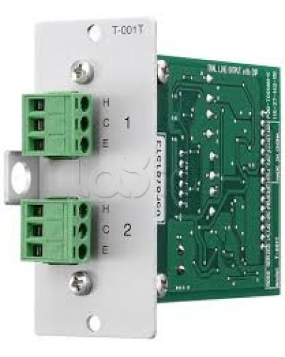 Модуль выходной 2-mic/line с DSP-процессором TOA T-001T в Рубцовске Системы оповещения и трансляции TOA Pintop.ru