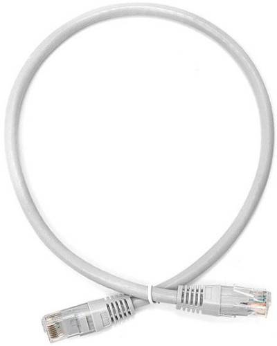 Патч-корд RJ45 TWT UTP кат.6, с заливными колпачками, 0.5 м, серый TWT TWT-45-45-0.5/6-GY в Рубцовске Патчкорды (медные) Pintop.ru