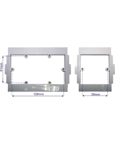 Суппорт пластиковый 45x90, под винт TWT TWT-CT100-F45X90 в Рубцовске Аксессуары для кабель-канала Pintop.ru