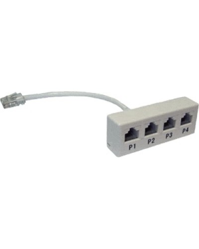 Y-адаптер 4 параллельных порта TWT TWT-Y-1P4 в Рубцовске Проходные адаптеры Pintop.ru