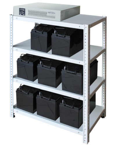 Стеллаж для АКБ Бастион 1,0х0,7х0,4-4П в Рубцовске Электротехническое оборудование Pintop.ru