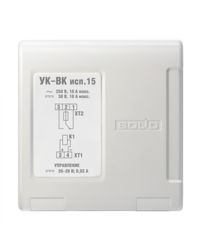 Устройство коммутационное Болид УК-ВК исп.15 в Рубцовске Устройства пуска аэрозольного пожаротушения Pintop.ru