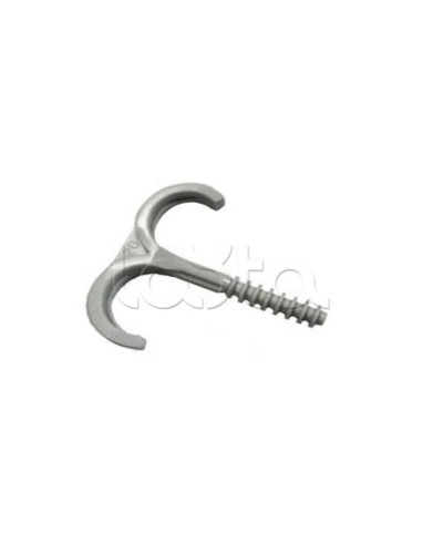 Держатель (клипса) F типа двойнаядля труб D16-20 мм Экопласт 41826 в Рубцовске Держатели, клипсы, скобы Pintop.ru