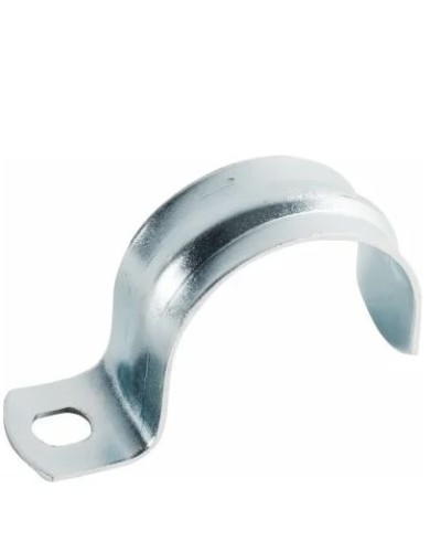 Скоба оцинк. с одним отверстием, для трубы D32мм (100 шт/уп) Экопласт (43732) - Скоба оцинкованная с одним отверстием, для трубы D32мм Экопласт в Рубцовске Держатели, клипсы, скобы Pintop.ru