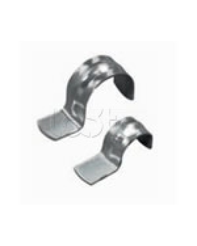 Скоба оцинкованная однолапковая без монтажного отверстия, для трубы D50мм (1уп = 50шт) Экопласт (43751) в Рубцовске Держатели, клипсы, скобы Pintop.ru