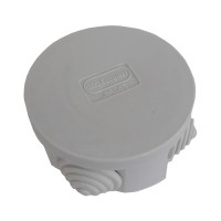 Коробка распределительная о/п с крышкой D65х35 мм, 4 вых. Экопласт 44004