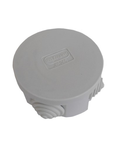 Коробка распределительная о/п с крышкой D65х35 мм, 4 вых. Экопласт 44004 в Рубцовске Распределительные коробки Pintop.ru