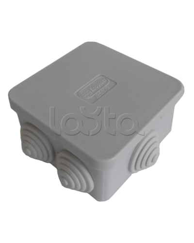 Коробка распред. о/п, для монтажного пистолета 85х85х50 6 вых, IP44 (1кор.=174шт.) Экопласт 44066 в Рубцовске Распределительные коробки Pintop.ru