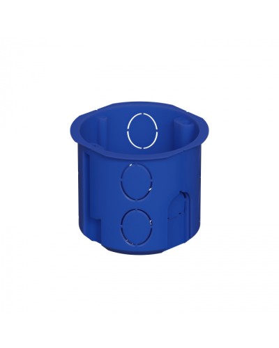 Коробка установочная D68x62мм межцентр. 71мм, IP20, цвет синий Экопласт (44658) в Рубцовске Распределительные коробки Pintop.ru