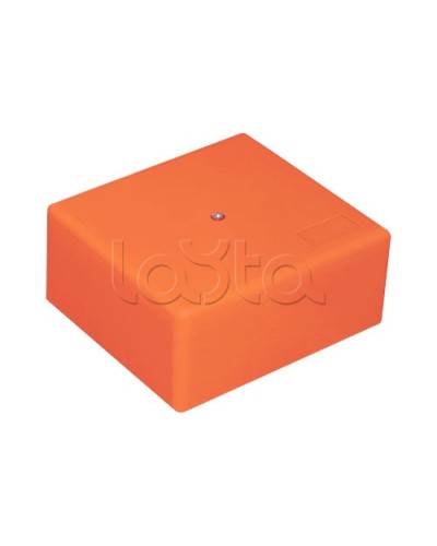 Коробка огн. с глад. стенками,без галогена, IP41, 12P, (1,5-2,5 мм2) (оранж) ОКЛ Экопласт (46081HF) в Рубцовске Распределительные коробки Pintop.ru