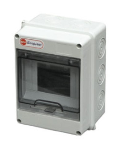 Шкаф настенный, 8-9 модулей, IP65 Экопласт 46408 в Рубцовске Боксы для автоматов Pintop.ru