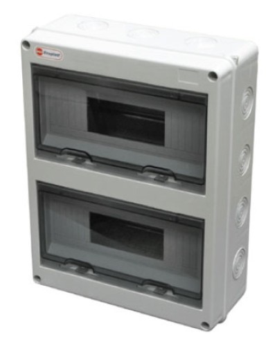 Шкаф настенный, 24 модулей, IP65 Экопласт 46424 в Рубцовске Боксы для автоматов Pintop.ru