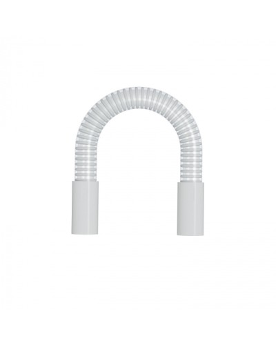 Гибкий переход для трубы диам. 25мм, длина 30см, цвет белый (49415W) в Рубцовске Повороты, муфты, тройники Pintop.ru