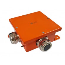 Коробка Экопласт металл., огн. E-110,о/п 120х120х60, 4мет.герм., IP66, оранж.56034