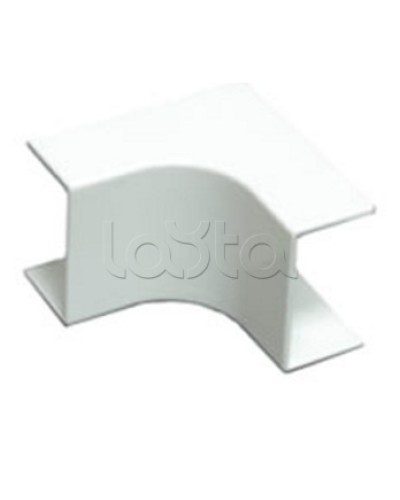 Угол внутренний плавный стандарт TIA 20х12,5 мм Экопласт 72114R в Рубцовске Аксессуары для кабель-канала Pintop.ru