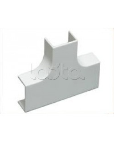 Угол Т-образный плавный стандарт TIA 40x25 мм Экопласт 72408R в Рубцовске Аксессуары для кабель-канала Pintop.ru