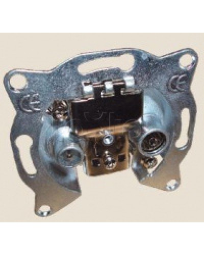 Механизм розетки TV+FM оконечный LK60 Экопласт 865200-1 в Рубцовске Розетки компьютерные и телефонные Pintop.ru