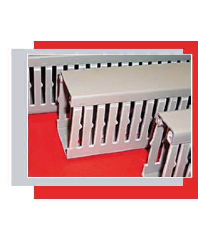 Короб перфорированный 100х80 мм (серый) Экопласт СР-Е194 в Рубцовске Кабель-канал Pintop.ru