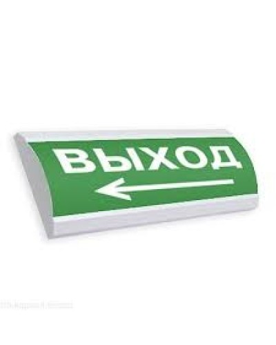 Оповещатель табло световое плоское Электротехника и Автоматика КРИСТАЛЛ-12 НИ ВЫХОД + стрелка влево в Рубцовске Оповещатели Pintop.ru