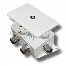 Коробка монтажная огнестойкая Гефест КМ-О (10к*10,0)-IP66-d, четыре ввода 120х80х68