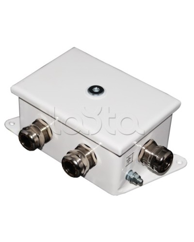 Коробка монтажная огнестойкая Гефест КМ-О (12к)-IP66-d, четыре ввода 120х80х68 в Рубцовске Распределительные коробки Pintop.ru