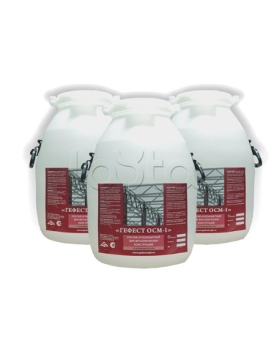 Cостав огнезащитный для металлических конструкций Гефест ОСМ-1 в Рубцовске Огнезащитные краски Pintop.ru