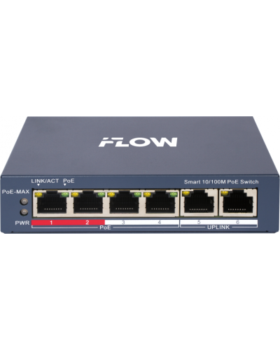 Коммутатор с PoE iFlow F-SW-EM206POE-VM в Рубцовске Коммутаторы Pintop.ru