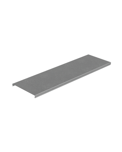 Крышка лотка 200х1,0 L2500 мм ПЛЮС КМ-Профиль (KLplus200-1.0-2500) в Рубцовске Аксессуары для лотков Pintop.ru