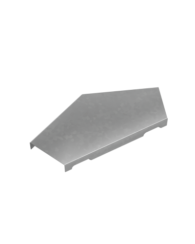 Крышка горизонтального угла 45 гр. 50 мм ПЛЮС КМ-профиль (KGLplus45-50) в Рубцовске Аксессуары для лотков Pintop.ru