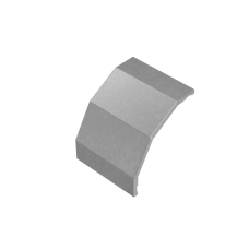 Крышка внешнего вертикального угла 90 гр. 200 мм "ПЛЮС" INOX304 КМ-Профиль (KVLplus90-200 INOX304)