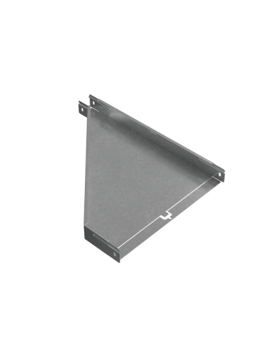 Переходник правый 50х50-400 мм ПЛЮС HD85 КМ-профиль (PDplus50-50-400-R HD85) в Рубцовске Аксессуары для лотков Pintop.ru