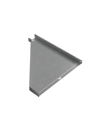 Переходник правый 50х100-600 мм ПЛЮС HD КМ-Профиль (PDplus50-100-600-R HD) в Рубцовске Аксессуары для лотков Pintop.ru