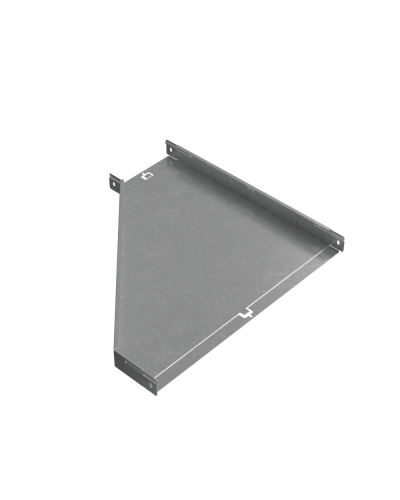 Переходник правый 50х200-600 мм ПЛЮС HD85 КМ-профиль (PDplus50-200-600-R HD85) в Рубцовске Аксессуары для лотков Pintop.ru