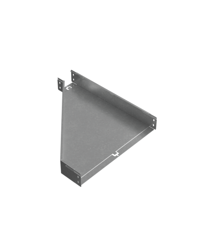 Переходник правый 80х100-500 мм ПЛЮC INOX304 КМ-Профиль (PDplus80-100-500-R INOX304) в Рубцовске Аксессуары для лотков Pintop.ru