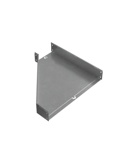 Переходник правый 100х200-600 мм ПЛЮС HD КМ-Профиль (PDplus100-200-600-R HD) в Рубцовске Аксессуары для лотков Pintop.ru