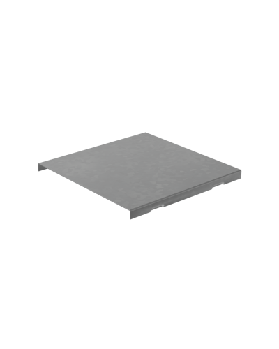 Крышка на угол внешний вертикальный 100х200 мм с разворотом трассы на 180 гр. ПЛЮС INOX304 КМ-Профиль (KVLTDplus90-100-200 INOX304) в Рубцовске Аксессуары для лотков Pintop.ru