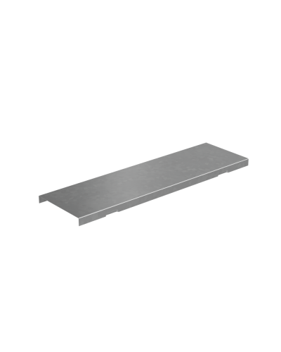 Крышка на вертикальный Т-ответвитель переходник 100-500 мм с разворотом трассы на 90 гр. ПЛЮС (нижняя часть больше исходной) КМ-Профиль (KTDPVplus90-100-500) в Рубцовске Аксессуары для лотков Pintop.ru