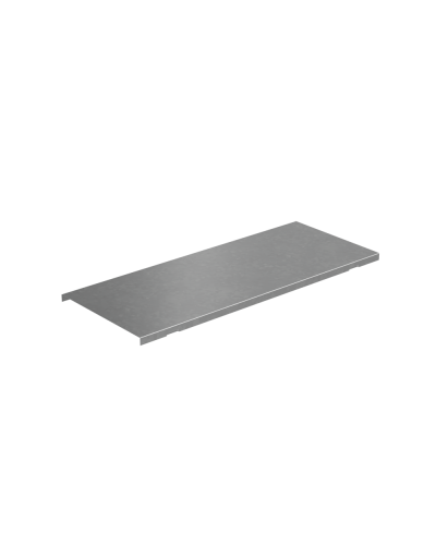 Крышка на вертикальный Т-ответвитель переходник 200-400 мм с разворотом трассы на 90 гр. ПЛЮС (нижняя часть больше исходной) HD85 КМ-профиль (KTDPVplus90-200-400 HD85) в Рубцовске Аксессуары для лотков Pintop.ru