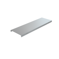 Крышка на вертикальный Т-ответвитель переходник 300-400 мм с разворотом трассы на 90 гр. (нижняя часть больше исходной) КМ-Профиль (KTDPV300-400)