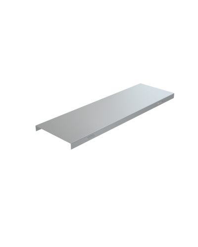 Крышка на вертикальный Т-ответвитель переходник 300-400 мм с разворотом трассы на 90 гр. (нижняя часть больше исходной) КМ-Профиль (KTDPV300-400) в Рубцовске Аксессуары для лотков Pintop.ru