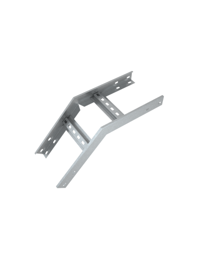 Угол лестничный вертикальный внешний 45 гр. 100х300х1,2 мм Быстрый монтаж HD85 КМ-профиль (LVLS45-100-300-1.2 HD85) в Рубцовске Аксессуары для лотков Pintop.ru