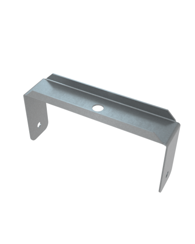 Скоба для подвеса на шпильке 400 мм INOX304 КМ-Профиль (SPS400 INOX304) в Рубцовске Держатели, клипсы, скобы Pintop.ru